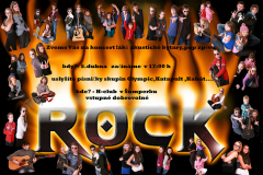 Plakát rocková besídka 2012